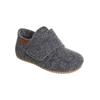Hausschuh MOLS "Heiris", Gr. 24, grau (dunkelgrau, meliert), Synthetik, casual, Schuhe, in trendiger Filzoptik
