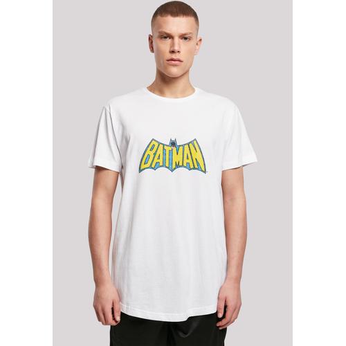 „T-Shirt F4NT4STIC „“DC Comics Superhelden Batman Crackle Logo““ Gr. 5XL, weiß Herren Shirts T-Shirts Print“