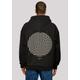Kapuzenpullover F4NT4STIC "Geometrics Grün", Herren, Gr. L, schwarz, Obermaterial: 100% Baumwolle, casual, oversize, Langarm, Pullover, Print