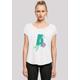 T-Shirt F4NT4STIC "Disney Alphabet A Is For Arielle die Meerjungfrau" Gr. M, weiß Damen Shirts Jersey