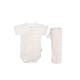 Erstausstattungspaket LILIPUT "Regenbogen", Baby, Gr. 44, beige, 100% Baumwolle, casual, KOB Set-Artikel, bestehend aus einer Decke und einem Wickelbody