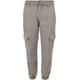 Cargohose URBAN CLASSICS "Herren Boys Washed Cargo Twill Jogging Pants" Gr. 110/116, Normalgrößen, grau (grey) Jungen Hosen URBAN CLASSICS