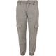 Cargohose URBAN CLASSICS "Urban Classics Herren Boys Washed Cargo Twill Jogging Pants" Gr. 110/116, Normalgrößen, grau (grey) Jungen Hosen URBAN CLASSICS