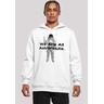 "Kapuzenpullover F4NT4STIC ""PHIBER SpaceOne We are all astronauts"" Gr. M, weiß Herren Pullover Print"