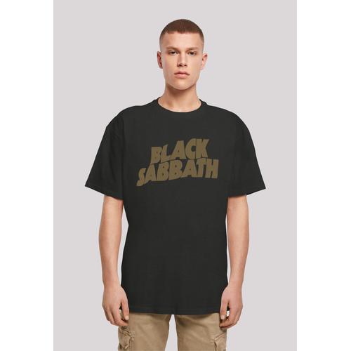 „T-Shirt F4NT4STIC „“Black Sabbath Metal Band US Tour 1978 Black Zip““ Gr. 5XL, schwarz Herren Shirts T-Shirts Print“