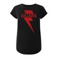 T-Shirt F4NT4STIC "The Killers Red Bolt" Gr. L, schwarz Damen Shirts Jersey