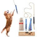 Chasing Tails Flirt Pole For Dogs Large Breed Heavy Duty - Dog Flirt Pole Teaser Dog Exercise Equipment Spring Pole for Dogs Dog Training Toys Dog Flirt Pole for Large Dogs Chase Stick Catcher P