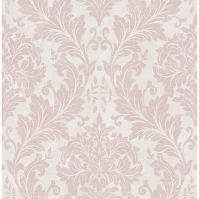 Seabrook Designs Unice Carryover Damask Unpasted Wallpaper