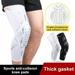 1PC Breathable Absorb Sweat Basketball Knee Pad Comfortable Shockproof Long Leg Sleeves Knee Brace Football Sports Knee Guard