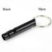 1/2/5/10pcs 7 Colors with Keyring Small Size Camping Hiking Emergency Whistles EDC Tools Training Accessories Survival Whistle BLACK 10PCS
