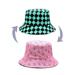 DraggmePartty Anime Demon Slayer Bucket Hat All Over Print Fishing Hat Reversible Double Side Wear Cosplay Bucket Hat for Women Men