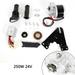 ZhdnBhnos 24V 250W Electric Bicycle Conversion Kit E-Bike 16-28inch Wheel Motor Kit with Chain Motor Controller Freewheel