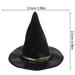 12pcs Mini Witch Hats Halloween Miniature Witch Caps Decorative Doll House Mini Hat Props