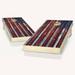 Skip s Garage Country Rustic American Flag Cornhole Boards 2x4 Boards (24 x 48 ) - Include ALL Accessories