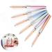 SagaSave 1/3 Pcs Pencil Extender Lengthener for Color Pencils Art Pencil Writing Tools School Office Rose Red