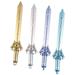 Temacd 2Pcs Gel Pen Smooth Writing Stationery Pen Quick-drying Ink Weapon-shaped Pen for Students Cosplay Props