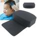 ANQIDI Child Barber Booster Seat Black Baby Dining Chair Thickened Sponge Booster Pad PVC Kids Styling Chair