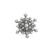 Grofry Snowflake Nail Decor Christmas Style Exquisite Rhinestone Decor Stainless Reusable 3D Different Shapes Cellphone Case Shoes Wall Decoration Supplies Nail Charm