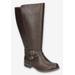 Women's Bay Boot by Easy Street in Brown (Size 7 M)
