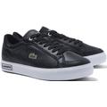 Sneaker LACOSTE "POWERCOURT 222 6 SFA" Gr. 39, schwarz-weiß (schwarz, weiß) Schuhe Sneaker