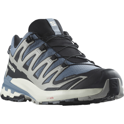 Trailrunningschuh SALOMON "XA PRO 3D V9 GORE-TEX", Gr. 41, grau, Synthetik, Textil, sportlich, Schuhe, wasserdicht