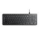 Perixx PERIBOARD-215B US, Wired Type-C Keyboard - Ultra Slim with Scissor Keys - Build-in 2x2 USB-A & C Hubs - 2X Removable USB-A & C Cable - Black - US English……
