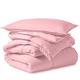 FINE CLASS 10.5 Tog Emperor size Comforter Warm and Anti Allergy Hotel Quality, Super Soft, for All Seasons 100% Egyptian Cotton Quilt Duvet (Pink)