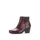 Gabor Women Ankle Boots, Ladies Ankle boots,removable insole,low boots,half boots,bootie,ankle high,zipper,Red (bordeaux) / 25,39 EU / 6 UK