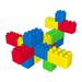 Waloo Sports Jumbo Building Blocks | 14 H x 13 W x 7 D in | Wayfair S-10117-YBGR