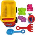 Pmu Beach Sand Toy Set 7 Pcs Car Kit Includes Sand Molds, Tool Great For Sand Digging Outdoor Pkg/1 Plastic | Wayfair 115-201567