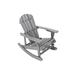 Highland Dunes Dasaki Solid Wood Adirondack Chair in Gray | Wayfair BBAE884D907A476AA37F3E3D9340C041