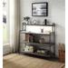 Williston Forge Isaeah Bookcase Metal in Brown | 43 H x 47 W x 16 D in | Wayfair 0078DE2A16BF413698806FB20315E419