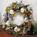 The Holiday Aisle® 24" Wreath Silk/Cotton | 24 H x 24 W x 4.75 D in | Wayfair B128E992ECE74307B66659746640B5A2