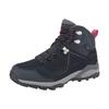 Wanderschuh JACK WOLFSKIN "SUNSET HIKE TEXAPORE MID W", Gr. 42,5, blau (night blau), Leder, Textil, sportlich, Schuhe, Wasserdicht