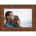 24x18 Contemporary Honey Pecan Complete Wood Picture Frame with UV Acrylic, Foam Board Backing, & Hardware