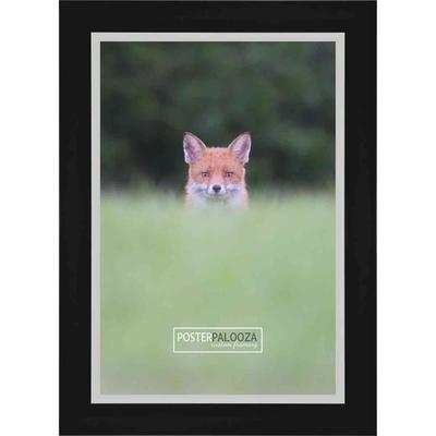 22x28 Contemporary Silver Complete Wood Picture Frame with UV Acrylic, Foam Board Backing, & Hardware