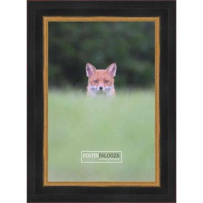 10x13 Contemporary Black Complete Wood Picture Frame with UV Acrylic, Foam Board Backing, & Hardware