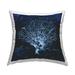 Stupell Industries Modern Blue Coral Reef Square Decorative Printed Throw Pillow 18 x 18