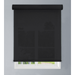 Linen Avenue Custom Cordless Cassette 5% Solar Roller Shade 56 W x 78 H Black