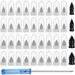 Toorise Tire Repair Rubber Nail 40PCS 0.23in & 0.26in Different Sized Tire Rubber Screws with Screwdriver Durable Tire Repair Rubber Nail Kit for Motorcycles Cars EVs