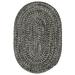 Porch & Den Rockspring Braided Polypropylene Indoor/ Outdoor Oval Rug Black 2 3 x3 10 3 x 5 Outdoor Indoor Oval