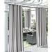 Outdoor Decor Coastal Stripe Indoor/Outdoor Curtain Panel by Taupe 50 x 96 96 Inches