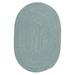 Porch & Den Rockspring Braided Polypropylene Indoor/ Outdoor Oval Rug Light Blue 2X3 2 x 3 Outdoor Indoor Oval