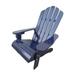 Outdoor or indoor Wood children Adirondack chair Dark Blue