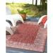 Outdoor Dimension Collection Area Rug Rust Red - 8 x11 4