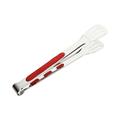 Li HB Store 12-inch Stainless Steel Food Clip Bread Clip Barbecue Clip Baking Supplies Barbecue Clip Barbecue Tool Kitchen Utensils Red