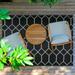 Playa Rug Miami Design 100% Eco-friendly Lightweight Plastic Outdoor Mat/Rug 5 x7 - Black&Gray