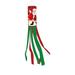 JPLZi Christmas Flag Windsock Outdoor Garden Stripes Wind Socks Banner Outdoor Hanging Decor for Wall Tree Front Patio Lawn Garden--100cm