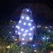 LWITHSZG Lighted Christmas Penguin Decorations Pre-Lit Light Up Warm White Lights Glittered Penguin Lighted Yard Decorationsï¼ŒReusable for Holiday Xmas Indoor Outdoor Decor