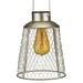 Regal Art and Gift 12519 - 22 Bell Chicken Wire Solar Lantern (Edison Solar Lantern - Bell)